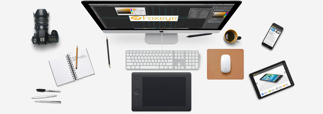 graphic designer desk